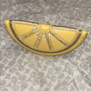 Coach Yellow Citrus Lemon Slice Paper Weight RARE